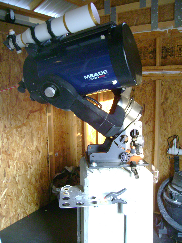 14" Meade LX200 with piggybacked William Optics 110mm Refractor