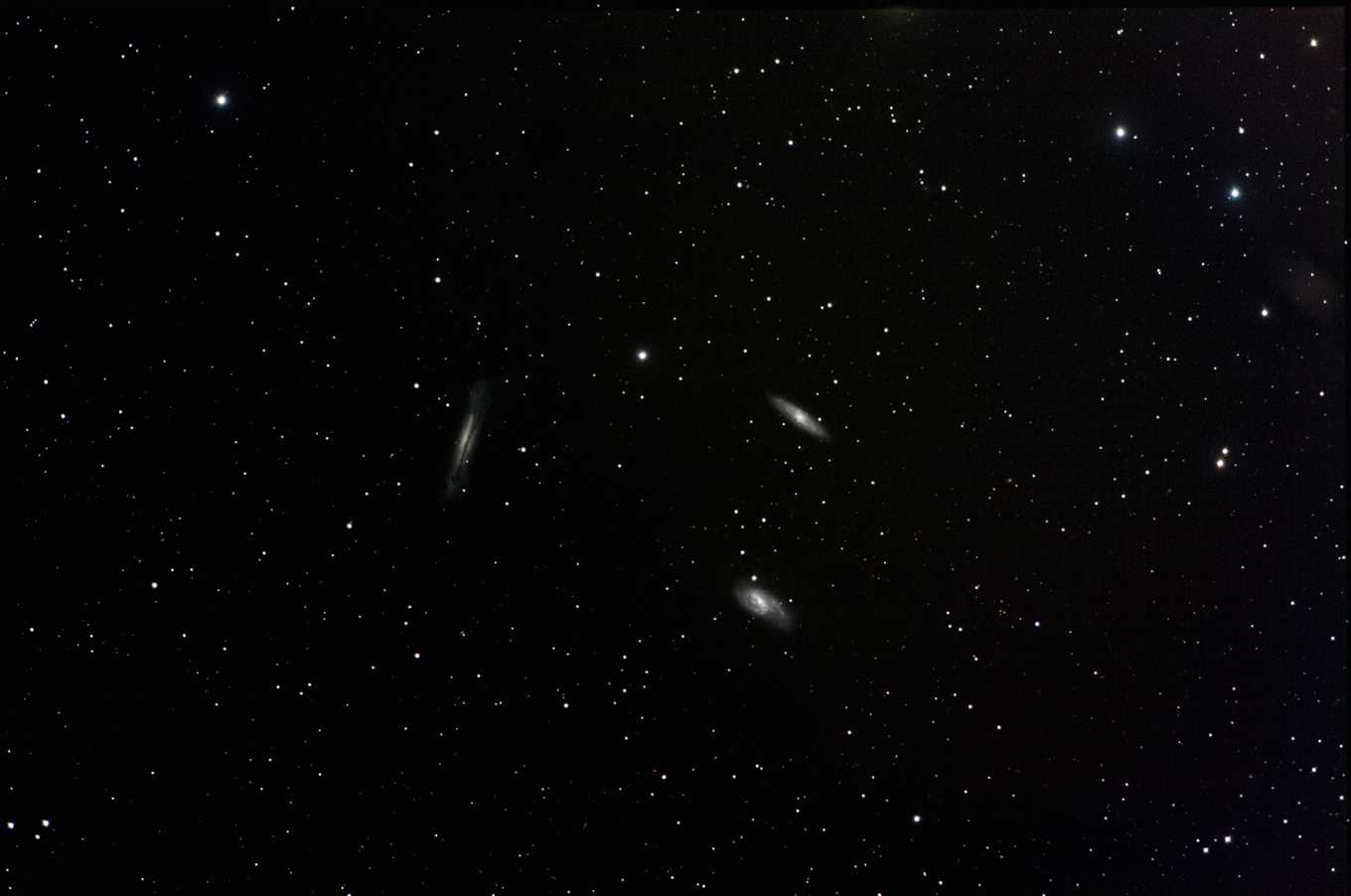 Leo Triplets (M65, M66, NGC 3628)